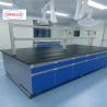 Buy cheap Fire Resistant Chemistry Lab Workbench Steel Wood Laboratory Furniture Hinges Chemical Resistant Laminate Surface from wholesalers