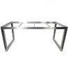 Buy cheap Brushed Polished Stainless Steel Dining Table Frame And Legs from wholesalers
