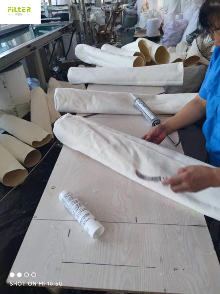 Buy cheap 500GSM Nomex PTFE Membrane Filter Socks With SS Ring from wholesalers