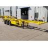 Buy cheap 2/3 Axles 40t/50t 20FT/40FT/45FT Shipping Container Skeleton Skeletal Semi Truck Trailer from wholesalers