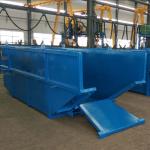 4 Yards Construction Waste Transport Skip Bin Heavy Metal Garbage Container