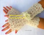 Fashion Style Ladies Knitted Fingerless Winter Thermal Warm Hand Warmer Faux