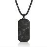 Buy cheap Men's Forged Carbon Fiber Pendant Fashion Necklace New Jewelry Accesories For Gift from wholesalers