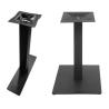 Buy cheap 6ft Metal Restaurant Table Bases Steel Furniture Legs Modern Style Sandy Texture Finish from wholesalers