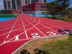 High Friction IAAF Running Track For Cement Concrete Or Bituminous Concrete With