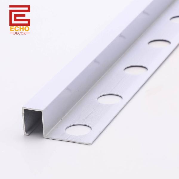 Buy cheap External Corner Aluminium Square Metal Edge Tile Trim 10mm White from wholesalers