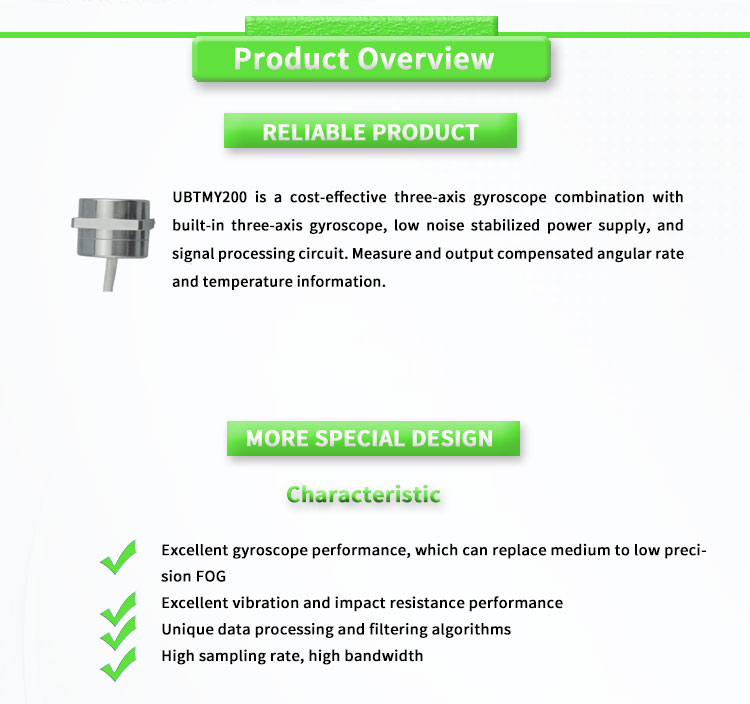 RS422 Output 1W High Precision North Finder UBTMY200Y Antenna Navigation System