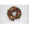Buy cheap Wholesale Artificial Christmas Door Decoration Supplies Nature Pine Cone Large Christmas Wreath Garland Decor from wholesalers