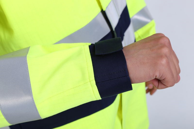 Hi Vis Light Weight Anti Static Flame Retardant Overalls