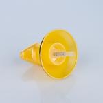 20/410 Gold Fan-shaped Lotion Pump Head for Shower Gel Bottles and Shampoo