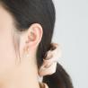 Buy cheap 0.67in 2.2g Sterling Silver Jewelry Sets Platinum Plated CZ Silver Needle Earrings from wholesalers