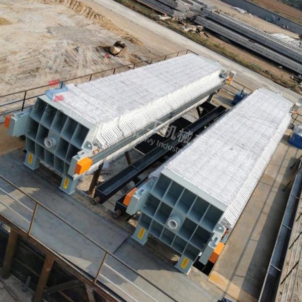 Buy cheap Hydraulic Operatio Screw Press Wastewater Treatment 1250x1250 Plate Size from wholesalers