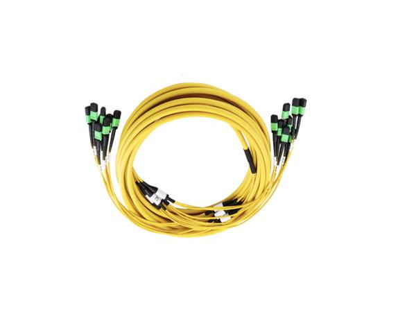 Buy cheap G657A2 OM3 96 Core MPO Fiber Optic Cable Multi Mode Yellow For FTTH from wholesalers