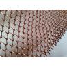 Buy cheap Aluminium Alloy Wire Mesh Coil Drapery Copper Color Used As Space Divider Curtains from wholesalers