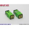 Buy cheap Non Flange Fiber Optic Adapter 1 Chanel Singlemode Plastic Material With Dust Cap from wholesalers
