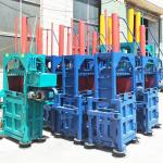 Vertical Film Packaging Cardboard Plastic PET Waste Paper Baler Machine for