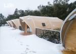 Shell Shape Round Luxury Glamping Tents Platform Hotel Resort