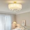 Buy cheap Creative Glass Feather Chandelier Modern Living Bedroom Kitchen Island Hanging（WH-CY-252） from wholesalers