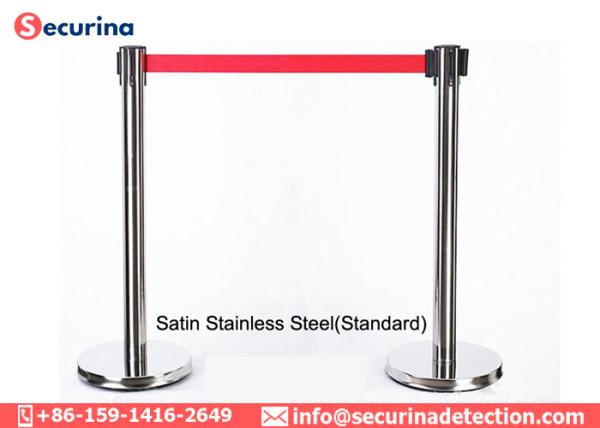 Buy cheap Security Crowd Control Barrier Rope , Retractable Rope Barrier Height 900 Mm from wholesalers