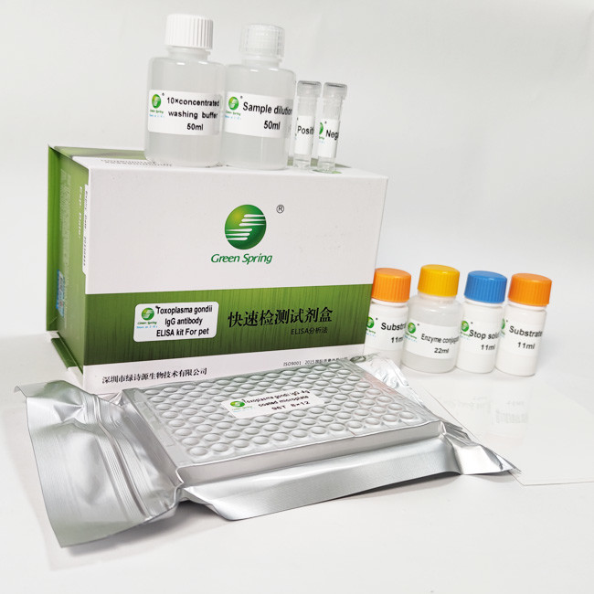 Animal Serum Or Plasma IgG ELISA Toxoplasma Rapid Test Kit For Pet 96 Wells/Kit
