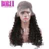 Buy cheap Breathable 360 Lace Frontal Wig Brazilian Human Hair Deep Curly Durable Swiss Lace from wholesalers
