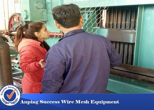 Buy cheap 80x100mm Hexagonal Knitting Gabion Wire Mesh Machine Plc Control from wholesalers