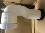 Manual Installation Toilet Drain Pipe Anti - Chemical Media With 9 Grid Cutting
