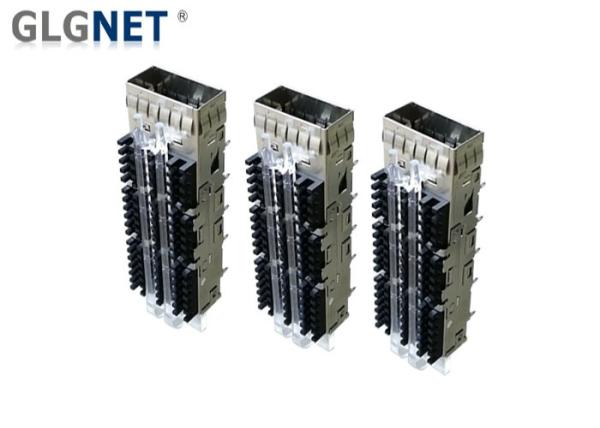 Buy cheap Integrated Female QSFP+ Cage Assembly Single Port 13.7 Mm Cage Height from wholesalers