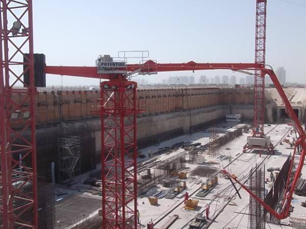 Buy cheap Static Concrete Placing Boom , Concrete Placement Boom 380V/50Hz 360 Degree Slewing Range from wholesalers