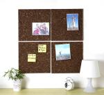 Insulation Message Wall Cork Board Tiles 12x12 Squares Black Carbon
