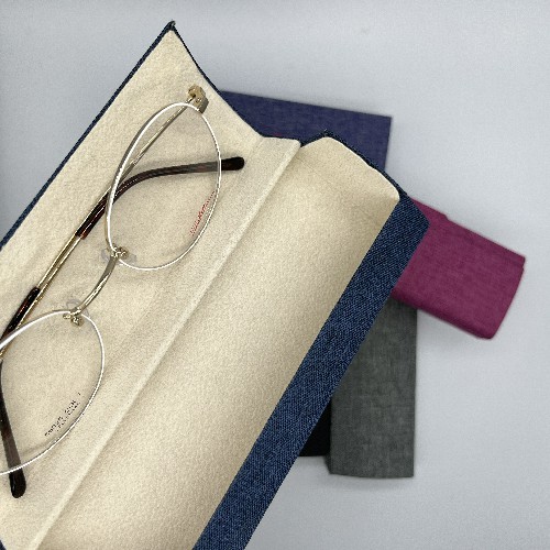 PU Durable Multicolor Metal Eyewear Case For Short Sighted Optical Glasses
