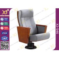 Buy cheap Anti - Aging Leather Powder Coating Wood Table Chairs For Church Auditorium product