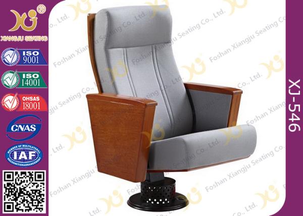Buy cheap Anti - Aging Leather Powder Coating Wood Table Chairs For Church Auditorium from wholesalers