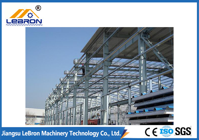 CNC Control Automatic C Purlin Roll Forming Machine Hydraulic Cutting 10-15m/min