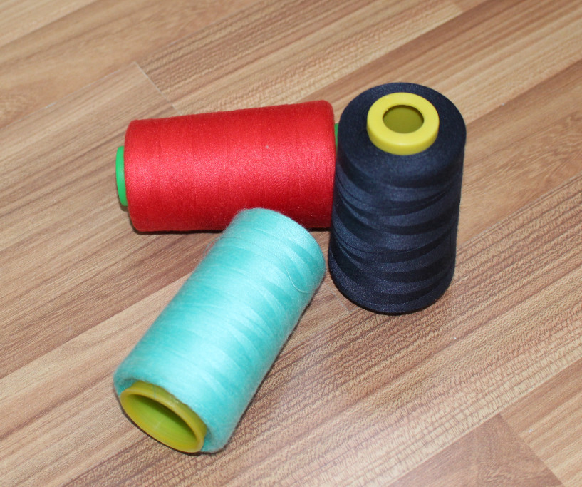 2 Ply Ring Spun Knitting Sewing Dyed Polyester Yarn Without Knot