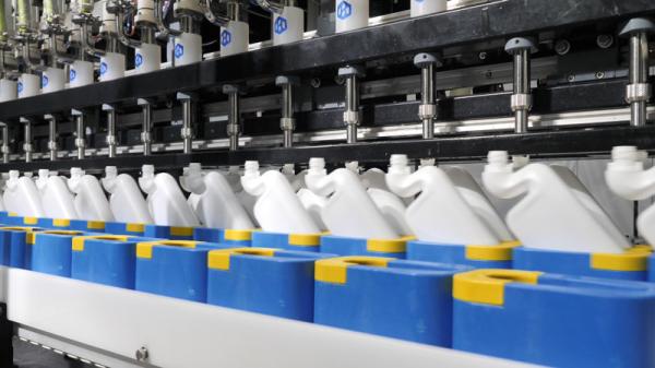 5000bph Bottle Capping Machine For Disinfection Water，Toilet cleaning liquid