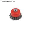 Buy cheap Customized Support 3 inch Twisted Wire Wheel Brush for Welding Consumables M14*75*2mm from wholesalers