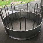 Livestock Animal Cattle / Sheep / Horse Round Bale Hay Feeder Hot Dip Galvanized