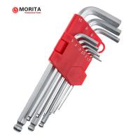 Buy cheap Plastic Holder Ball End Allen Key 9 Pce CR-V Steel 1.5mm, 2mm, 2.5mm, 3mm, 4mm, product