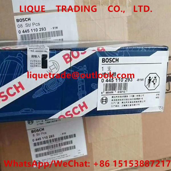 Buy cheap BOSCH Fuel Injector 0445110293 , 0 445 110 293 , 0445 110 293 , 445110293 , 1112100-E06 for Great Wall Hover from wholesalers