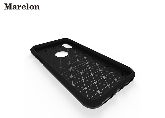 Grid TPU Iphone 8 Protective Case Solid Double Bonding Protective Design