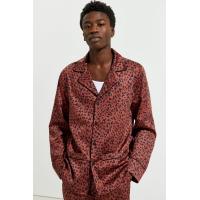 Buy cheap Collar Contrast Silk Satin Pajamas Mens Long Sleeve Polyester Pjs Sleepwear product