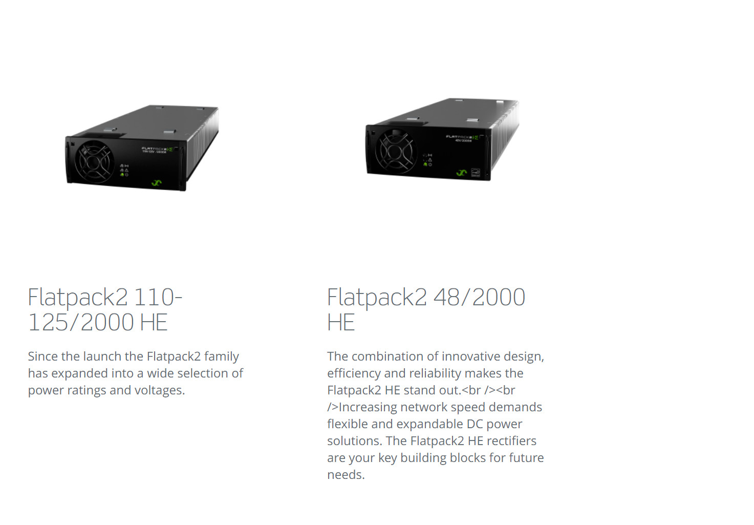 Eltek Flatpack2 48V Hybrid Telecom Hybrid System 19 Inch 6U