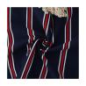 Buy cheap Striped 100 Pure Cotton Fabric , 192cm Sportswear Knit Cotton Yarn Fabric from wholesalers