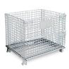 Buy cheap Galvanized Wire Mesh Cages , Collapsible Stacking Metal Storage Cage Anticorrosion from wholesalers