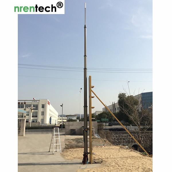 15m pneumatic telescopic mast-NR-2750-15000-30 for mobile antenna mast tower