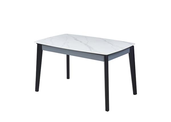 Buy cheap Minimalist Solid Wood Rectangular Marble Dining Table from wholesalers