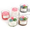 Buy cheap Parties Glass Jar Scented Candle 3D Flower Home Decor Fragrance Candle Custom Logo from wholesalers