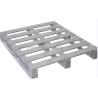 Buy cheap Heavy Duty Metal Pallets Warehouse Equipments Standard Size 40" X 48" Grey Color from wholesalers