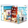 Buy cheap Dollhouse, DIY Lights House, Miniature Set, Romantic Full House, building model from wholesalers